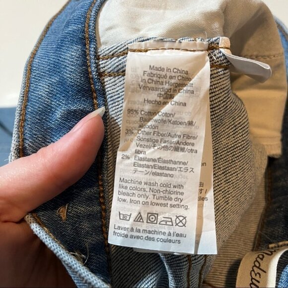 Madewell High Rise Skinny Jeans in size 25 – Light Wash, Pre-owned Timeless Fit - Picture 5 of 9